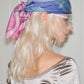 Gradient Print Square Scarf