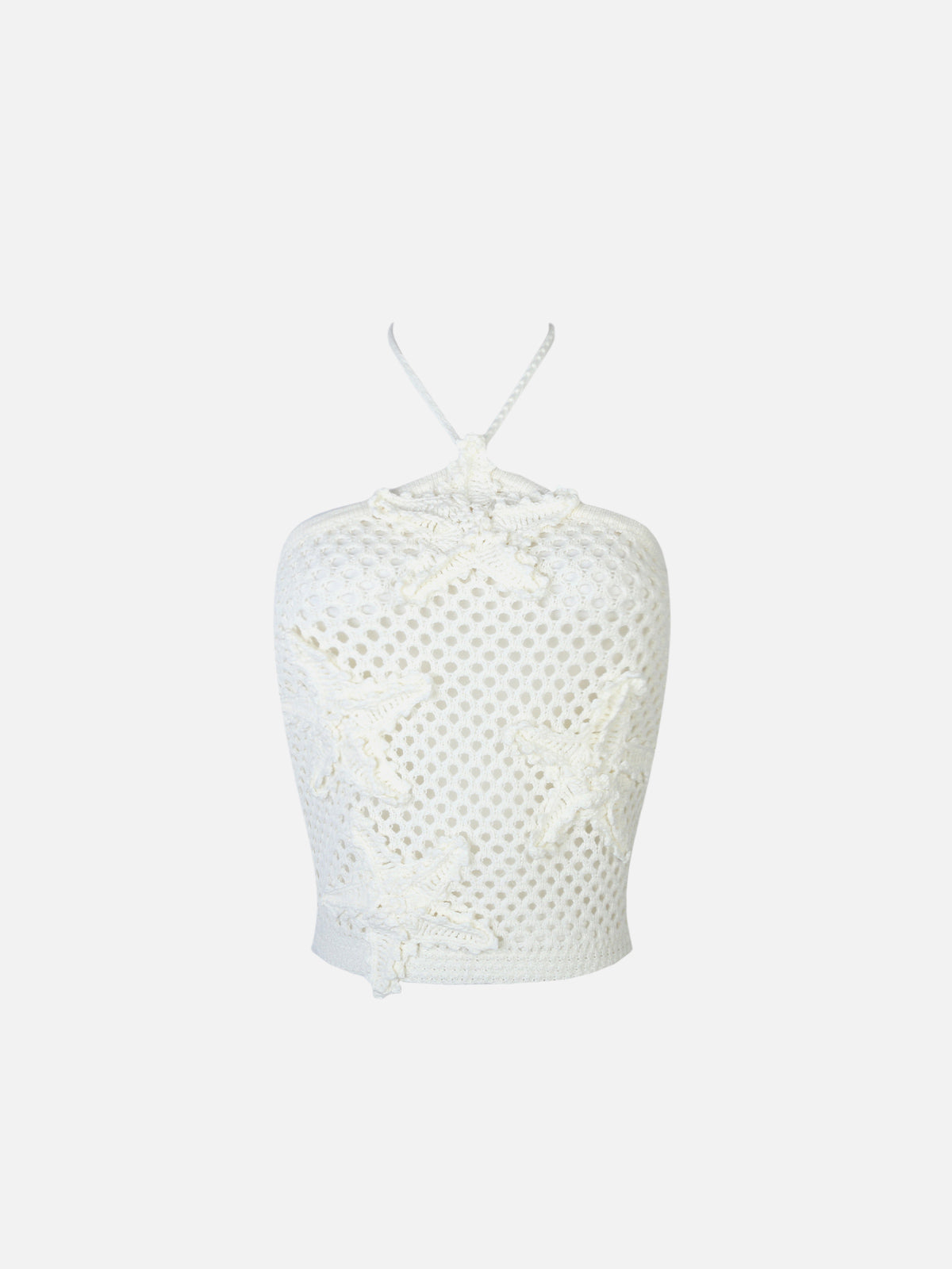 Star Open Knit Wool Blend Cami Top