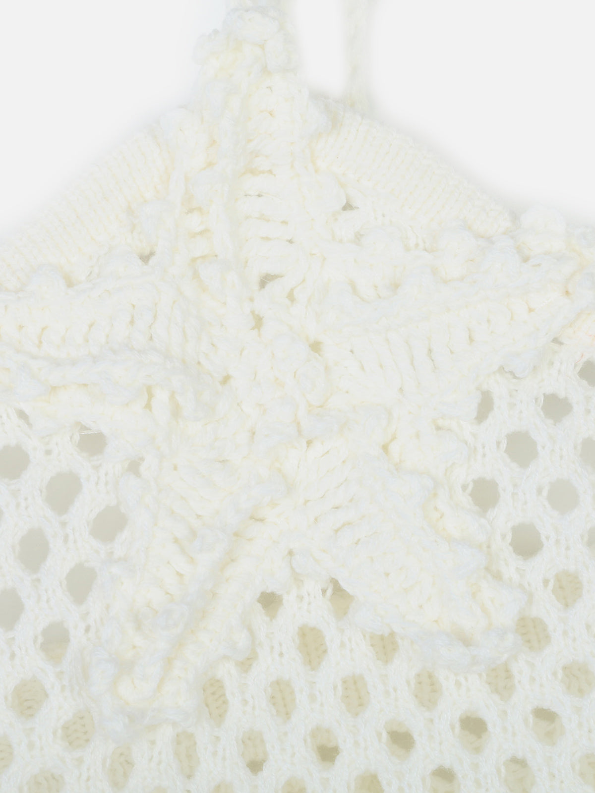Star Open Knit Wool Blend Cami Top
