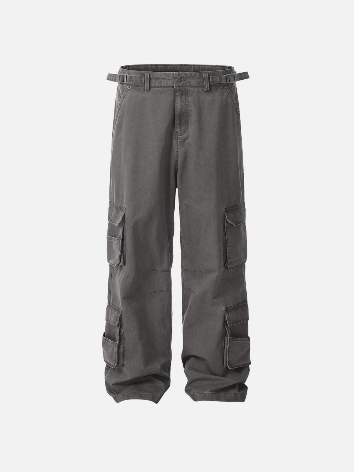 Adjustable Waist Baggy Pants