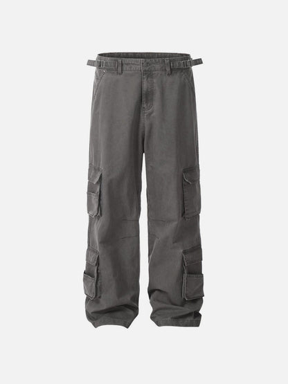 Adjustable Waist Baggy Pants