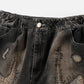 Applique Embroidery Baggy Jorts