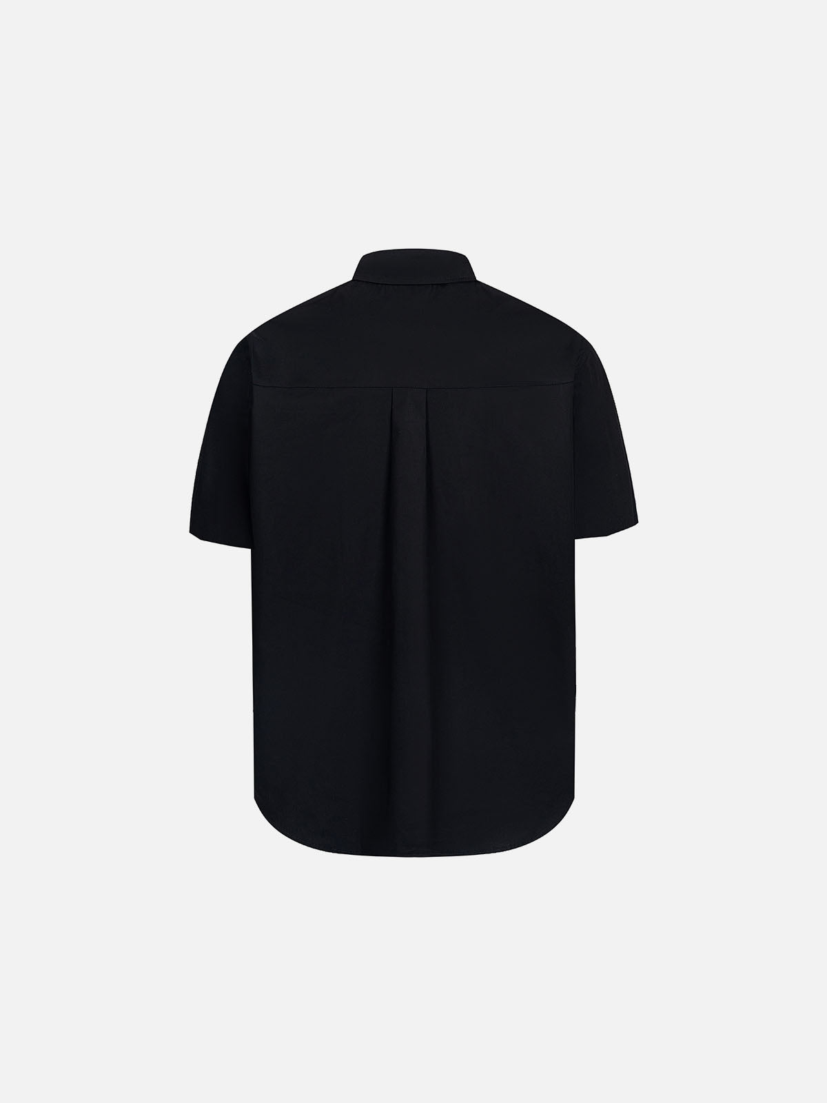Graffiti Necktie Short Sleeve Shirt