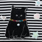Applique Embroidery Cat Tee