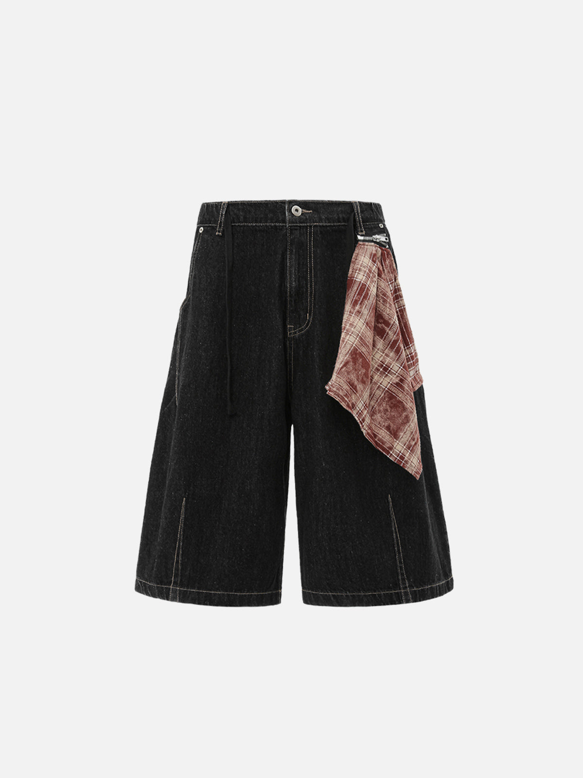Detachable Kerchief Baggy Longline Jorts