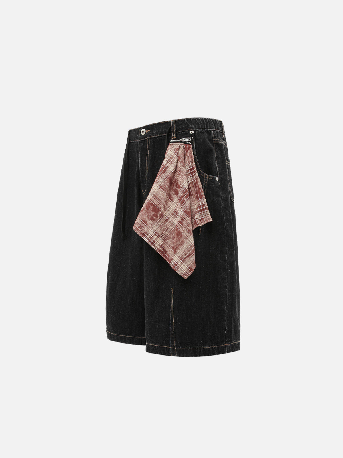 Detachable Kerchief Baggy Longline Jorts