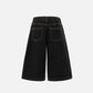 Detachable Kerchief Baggy Longline Jorts