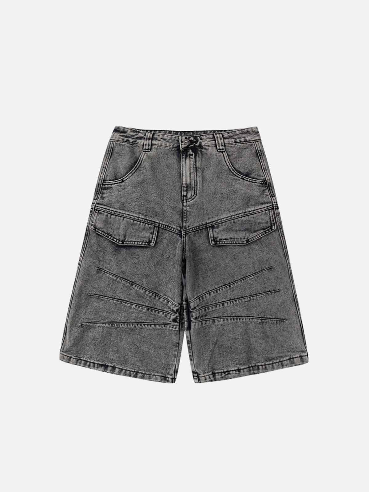 Wrinkle Washed Longline Jorts