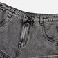 Wrinkle Washed Longline Jorts