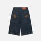 Plaid Star Longline Jorts
