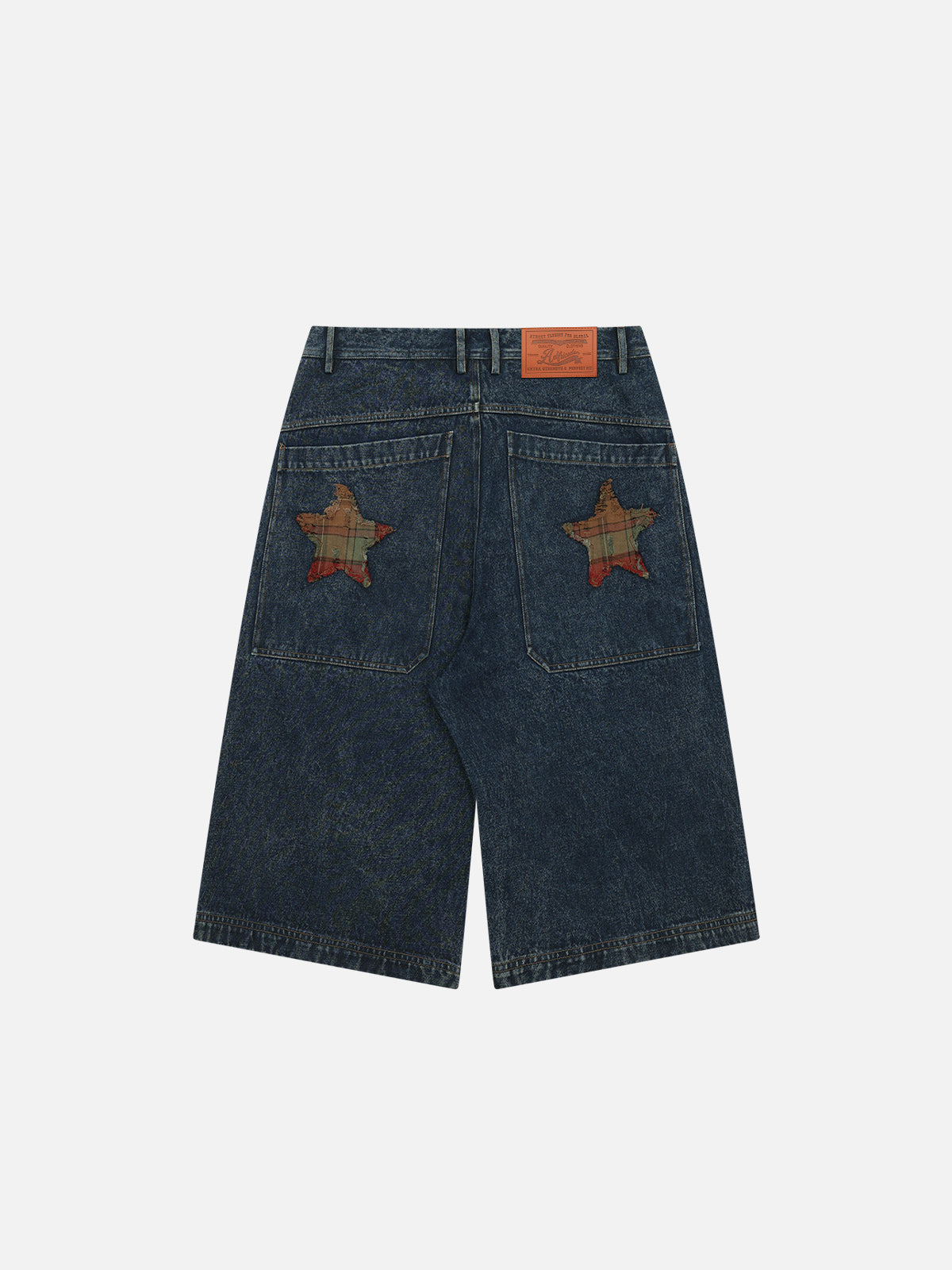 Plaid Star Longline Jorts