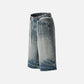 Lightning Print Longline Jorts