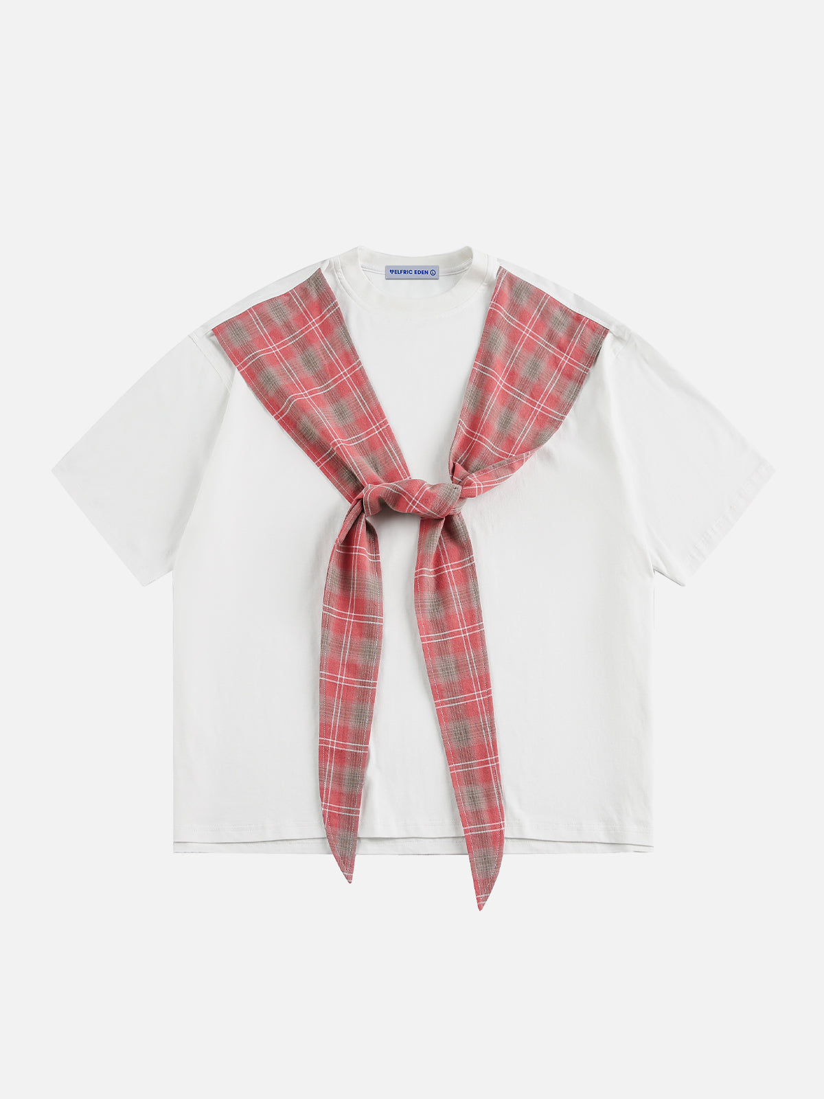 Plaid Patchwork Tee