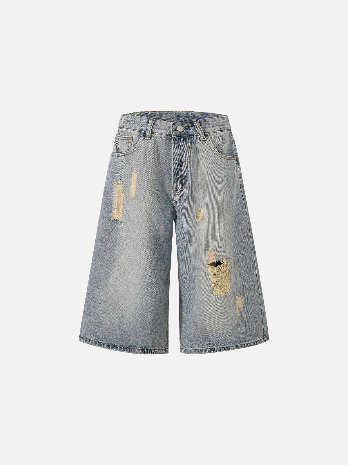 Distressed Baggy Longline Jorts