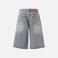 Distressed Baggy Longline Jorts