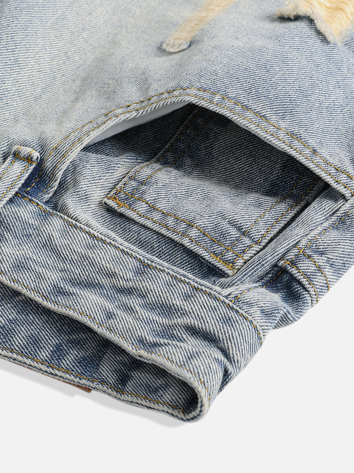 Distressed Baggy Longline Jorts