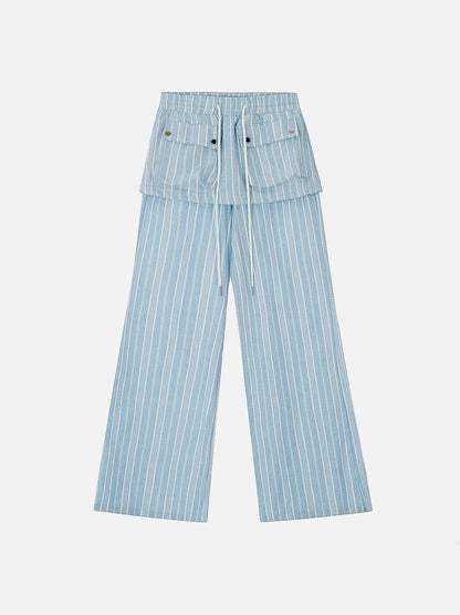 Stripe Two Layer Pants