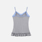 Two Layer Wrinkle Cami Top