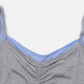Two Layer Wrinkle Cami Top