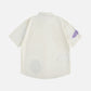 Colorful Patchwork Short Sleeve Shirt