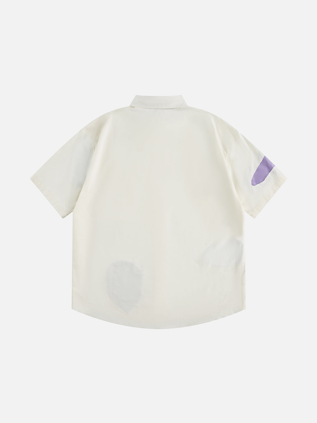 Colorful Patchwork Short Sleeve Shirt