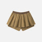 Solid Drawstring Skirt
