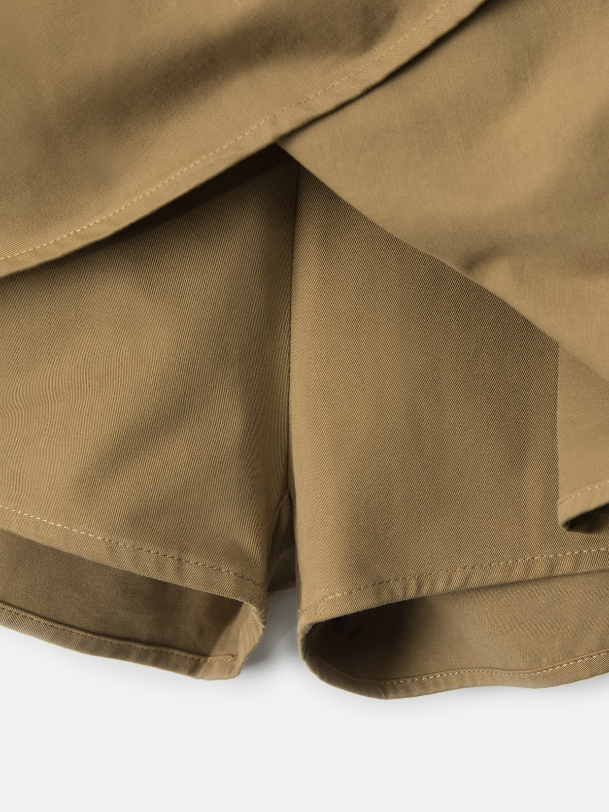 Solid Drawstring Skirt