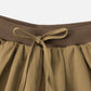 Solid Drawstring Skirt