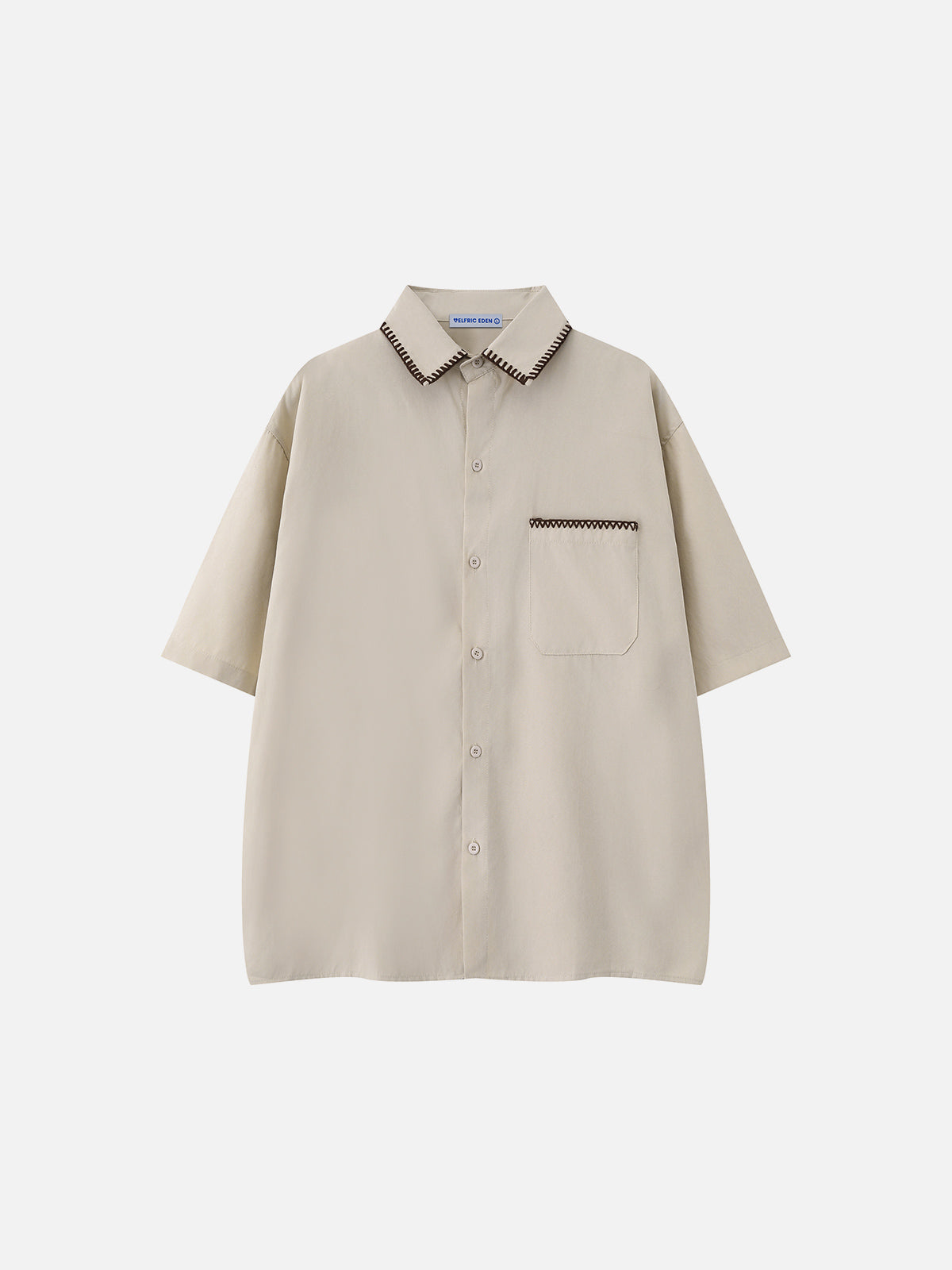 Embroidery Short Sleeve Shirt