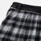 Plaid Baggy Barrel Jeans