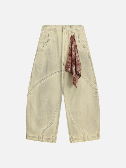 Reverse Super Baggy Barrel Jeans