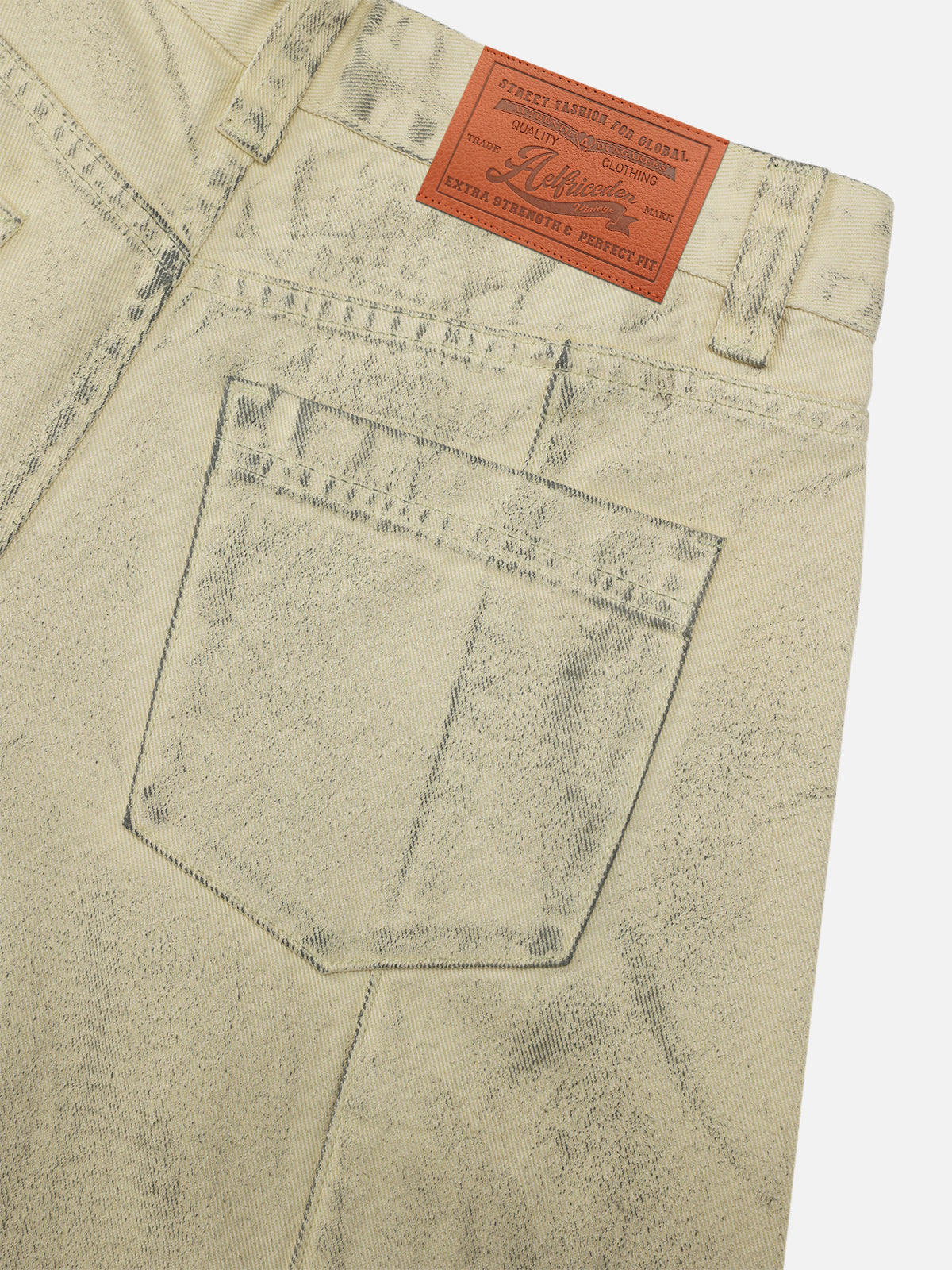 Reverse Super Baggy Barrel Jeans