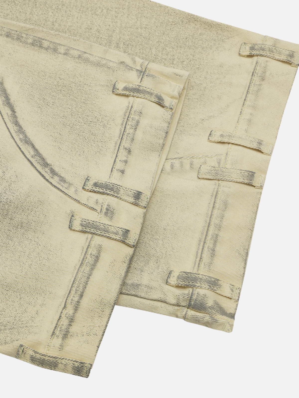 Reverse Super Baggy Barrel Jeans