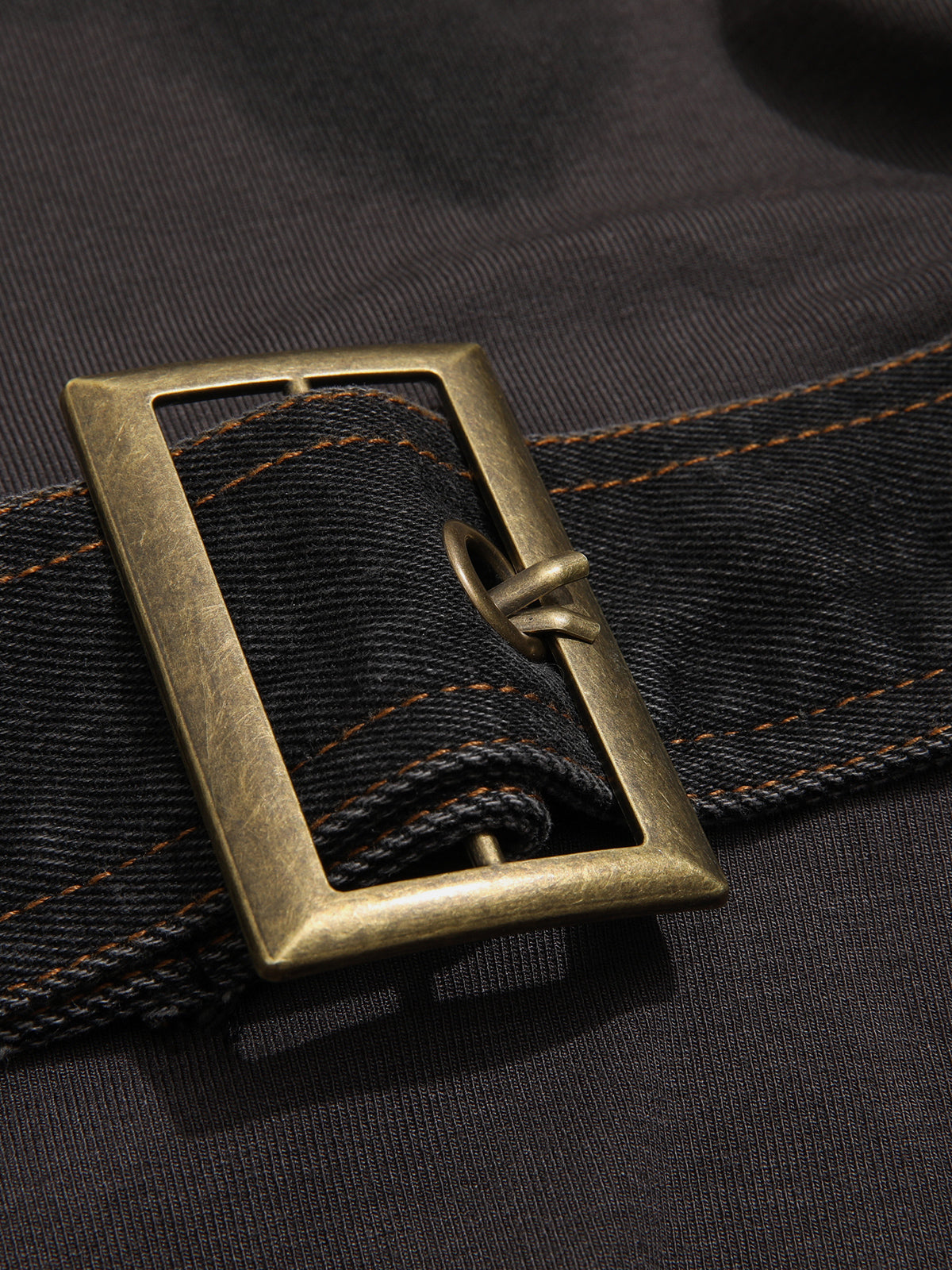 Belt Wshed Hooded Long Sleeve Tee