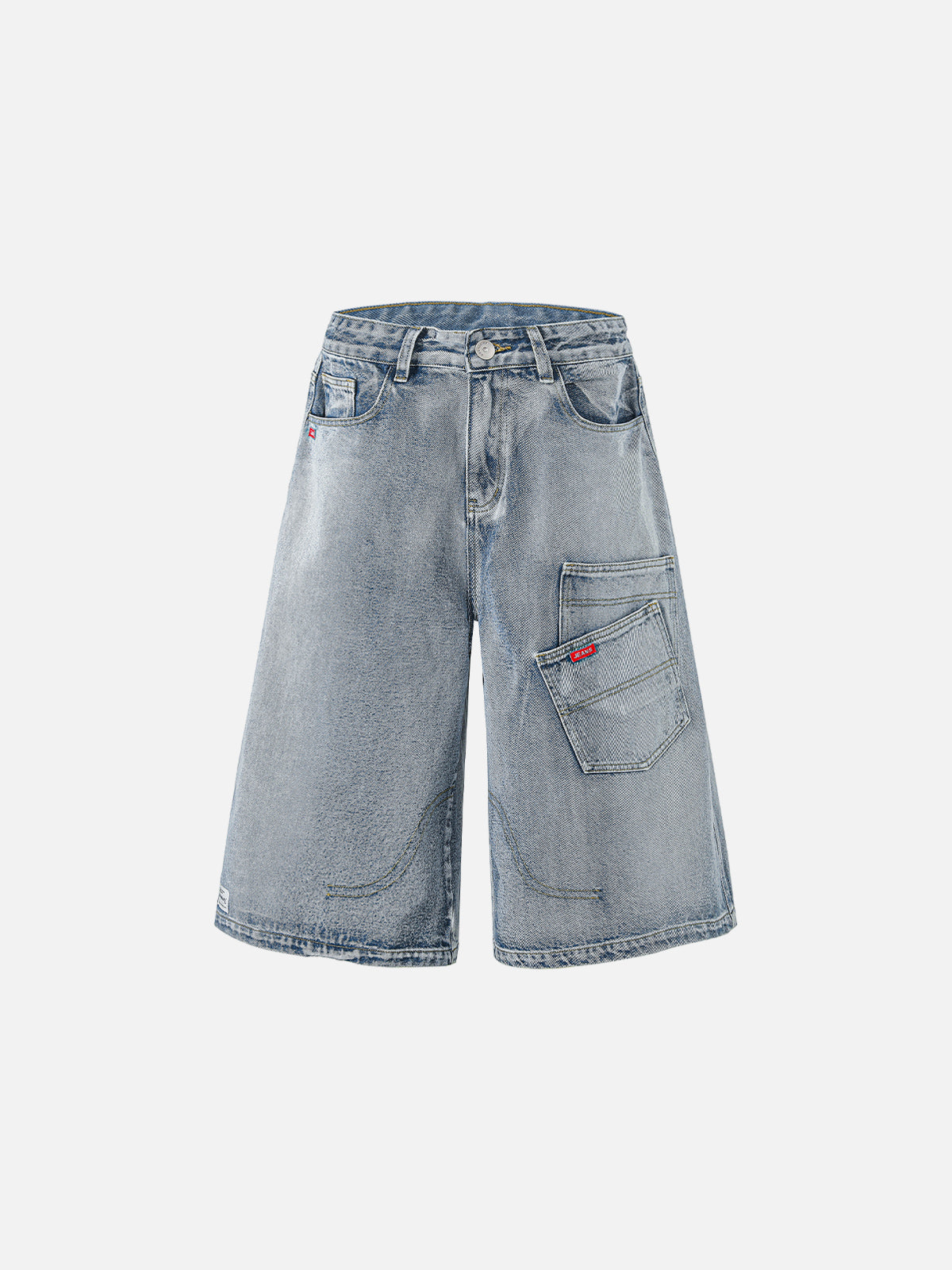 Stacked Pocket Longline Jorts