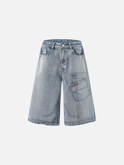 Stacked Pocket Longline Jorts