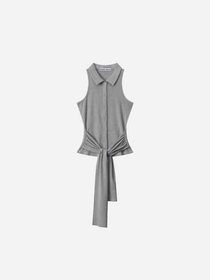 Polo Wrinkle Tank Top