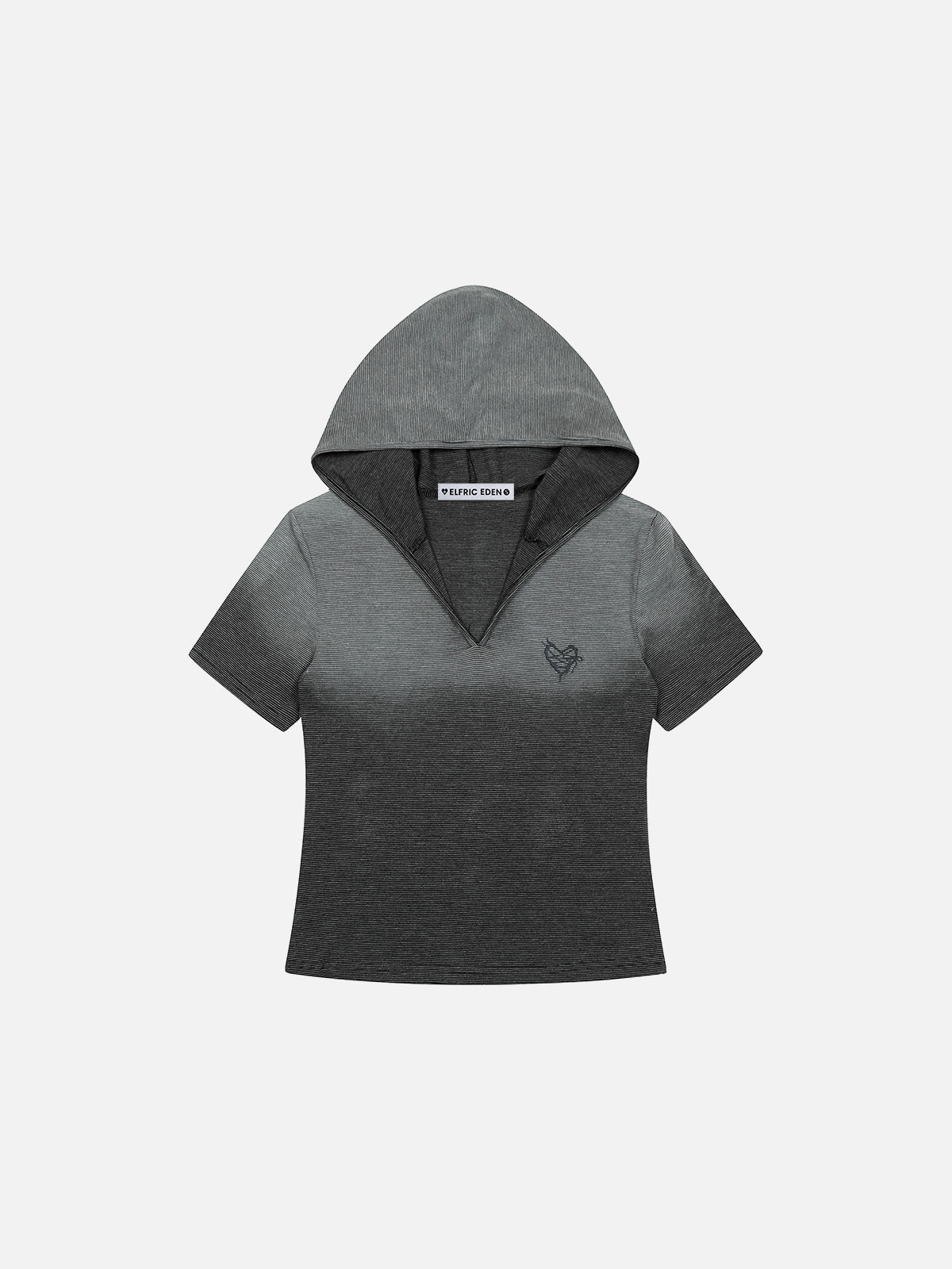 Gradient Washed Hooded Tee