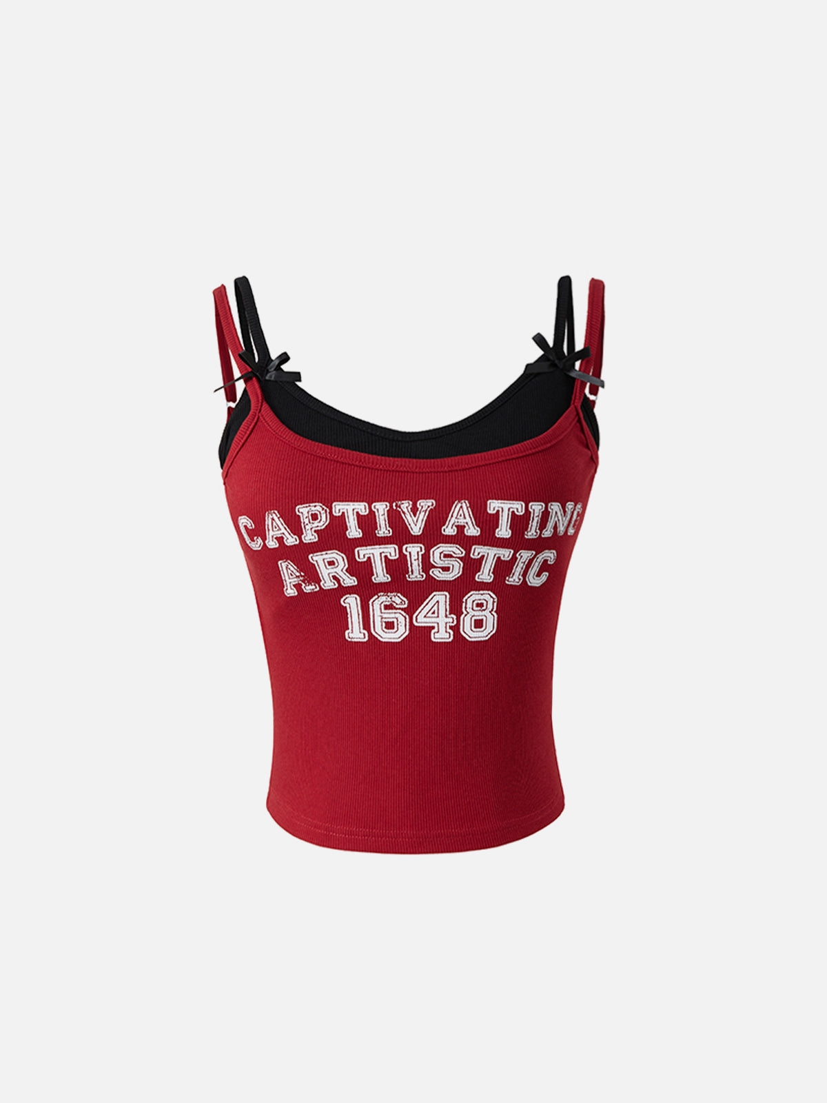 Color Blocking Print Cami Top
