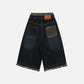 Camouflage Double Waist Longline Jorts