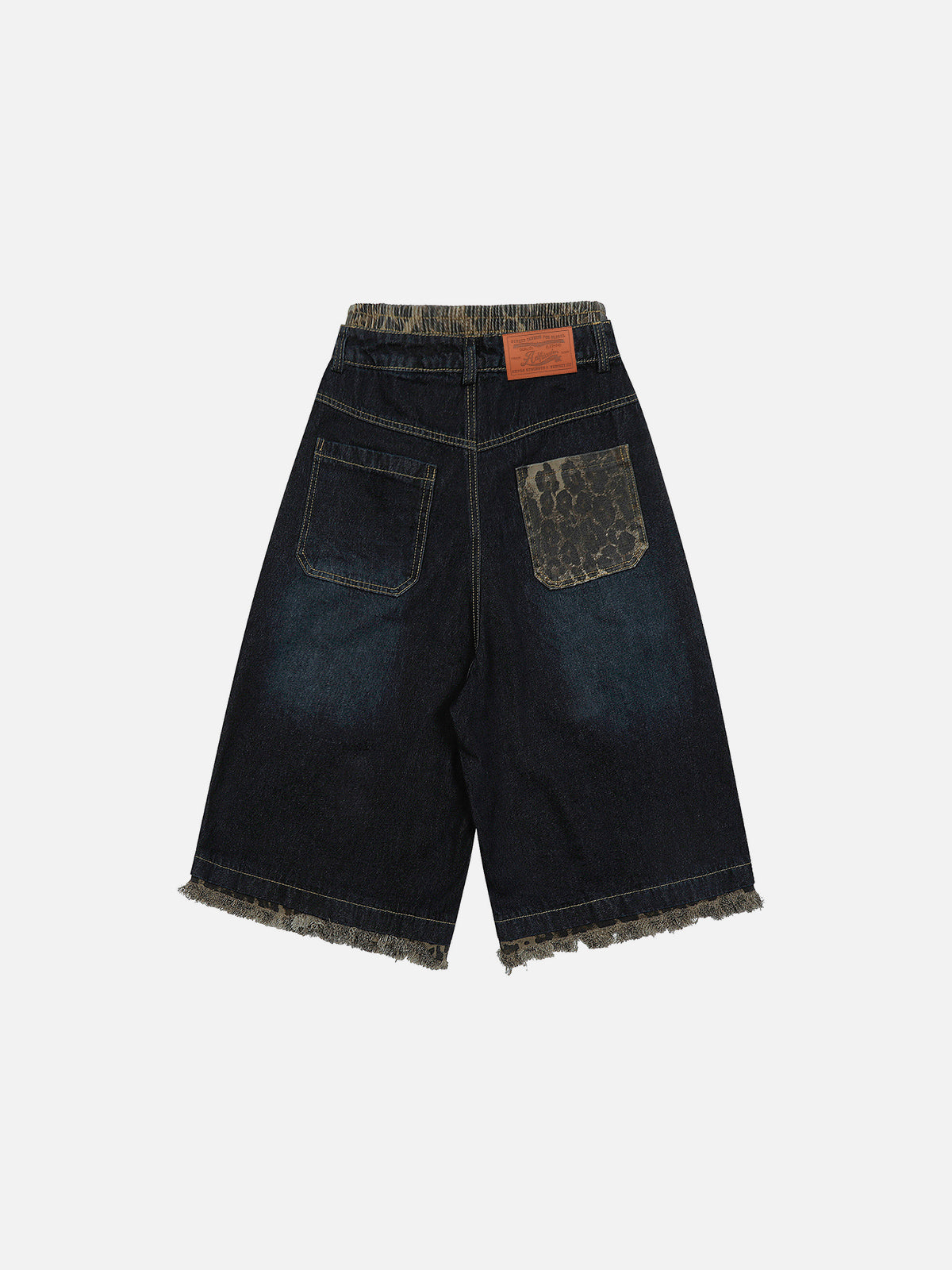 Camouflage Double Waist Longline Jorts