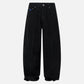 Fringe Patchwork Baggy Jeans