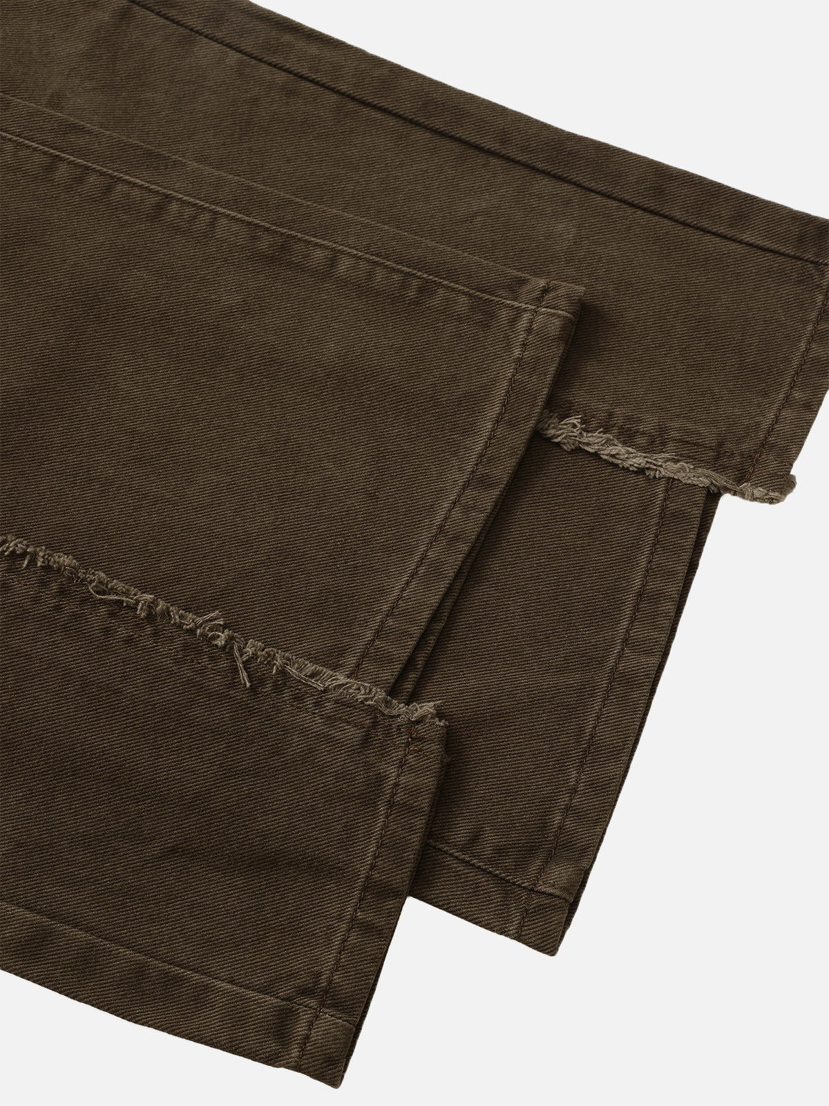 Fringe Patchwork Baggy Jeans