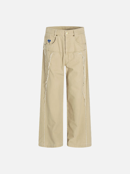 Fringe Baggy Cargo Pants