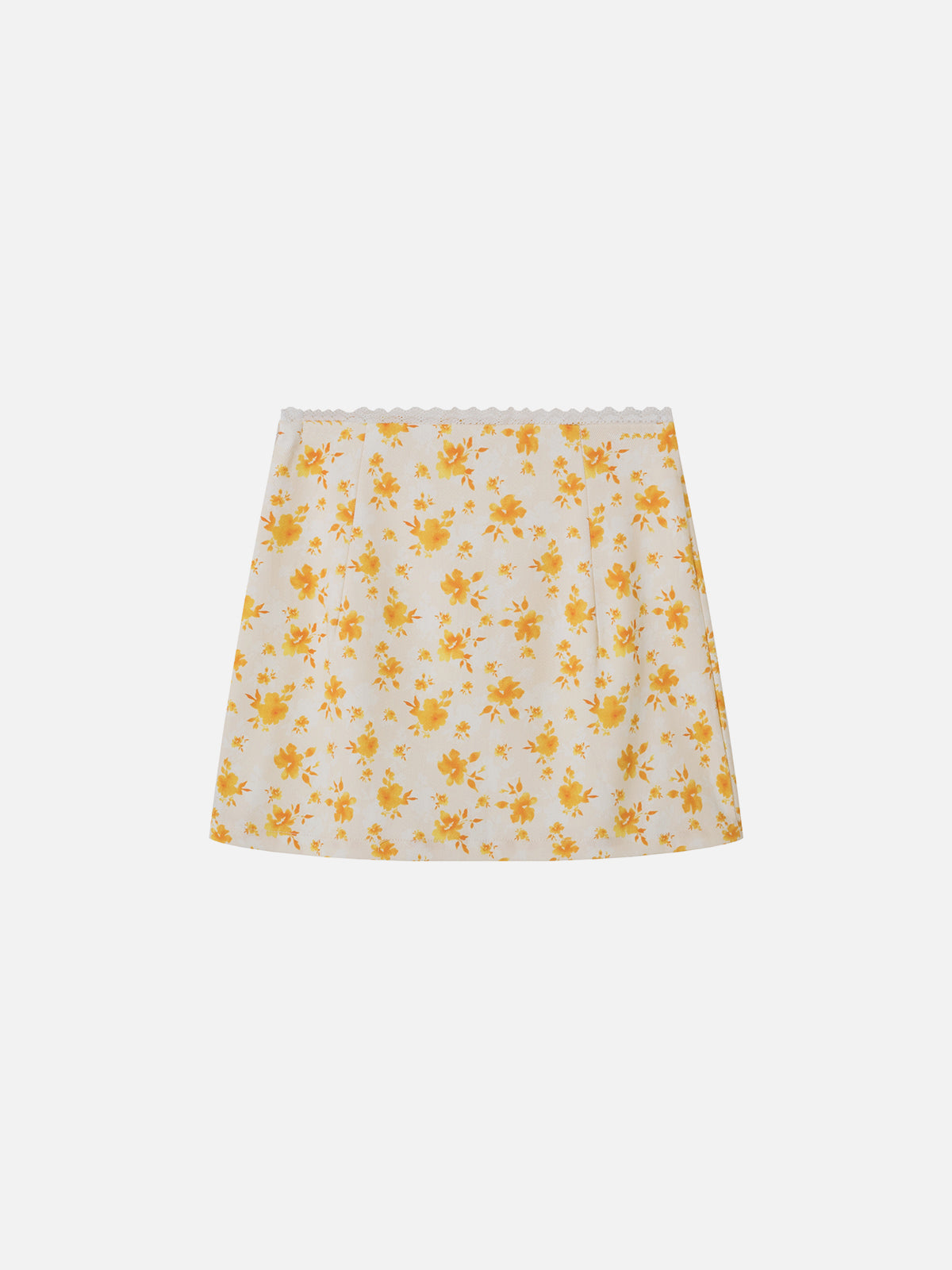 Full Print Flower Skirt
