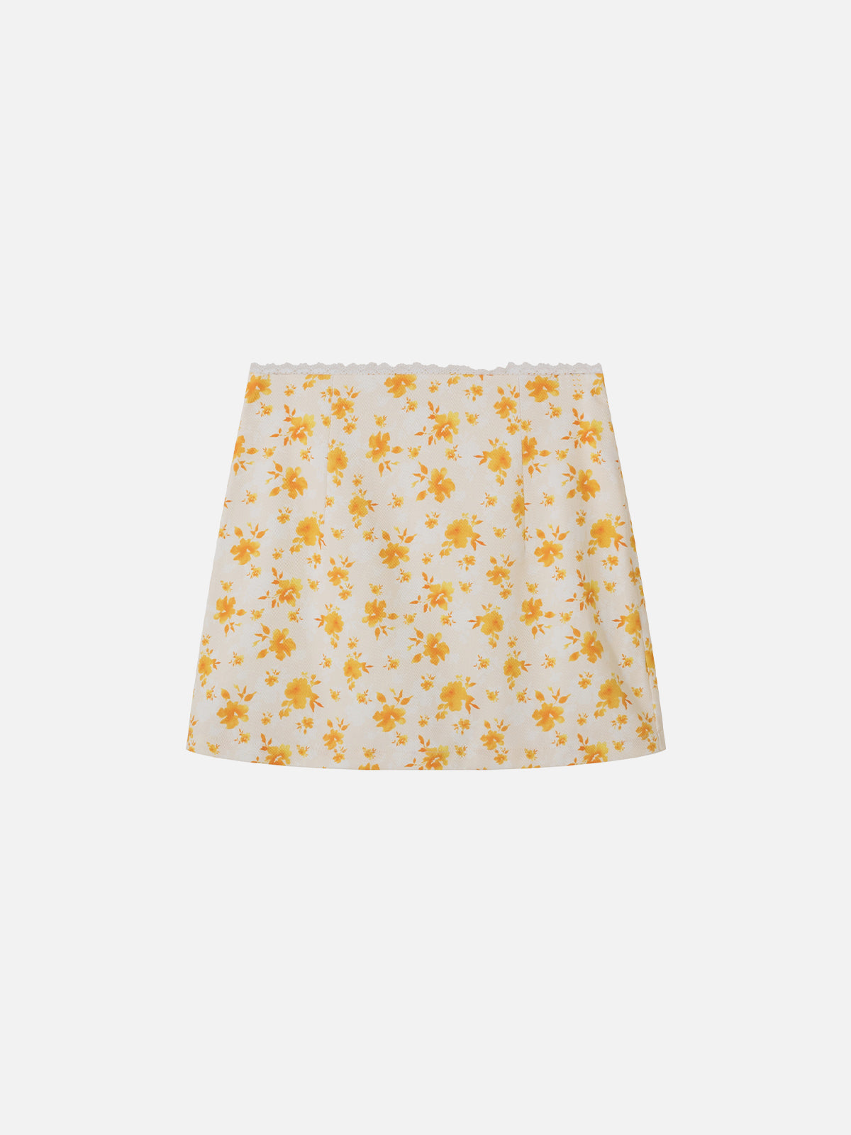 Full Print Flower Skirt