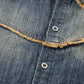 Fringe Washed Short Sleeve Shirt