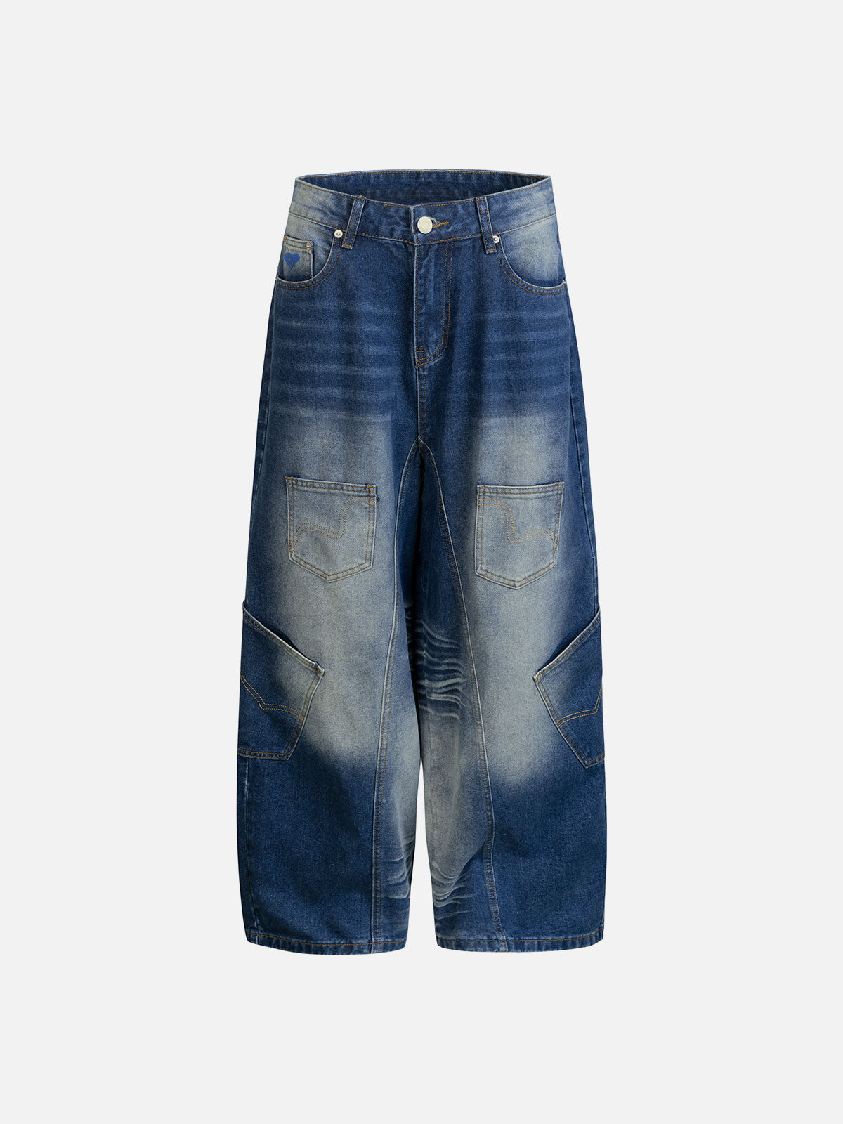 Multi Pocket Baggy Jeans