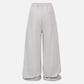 Pleated Baggy Sweatpants