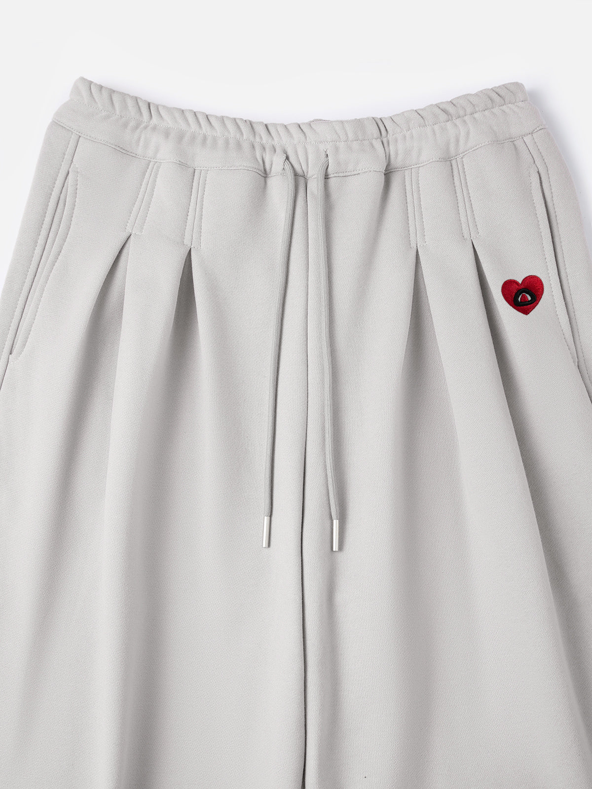 Pleated Baggy Sweatpants